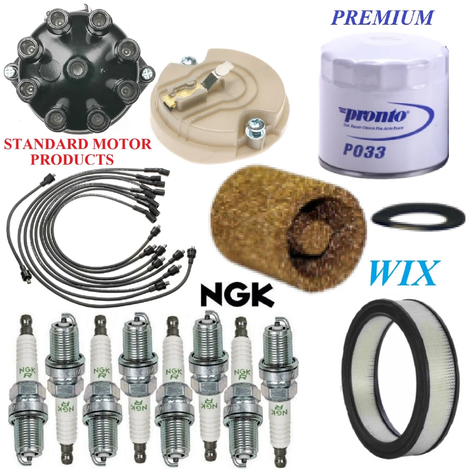 Kit de afinación filtros tapones de cable para Pontiac Bonneville V8 6,6 L 2BBL 1970-1971 Foto 1 de 1