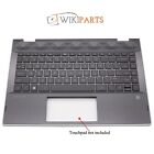 Replacement For Hp Pavilion X360 14 Cd0000nh Black Palmrest Cover Uk Keyboard