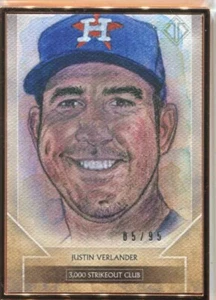 2020 Topps Transcendent Sketch #TTCR-JV Justin Verlander Houston Astros 5/95 - Bild 1 von 2