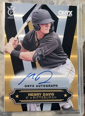 2022 Onyx Premium Henry Davis Auto 082/270! Paul Skenes Battery Mate? - Image 1 of 2
