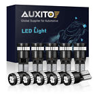 10pcs AUXITO T10 Super Bright LED Universal T10 194 168 Dome Map Bulbs Red Lamps