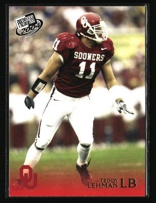 Teddy Lehman 2004 Press Pass #G38 FOOTBALL Card - Image 1 of 2