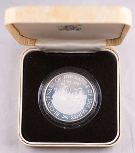 1782-1982 $10 Saint Lucia Silver Proof Coin Battle of The Saints KM#12a - Picture 1 of 4