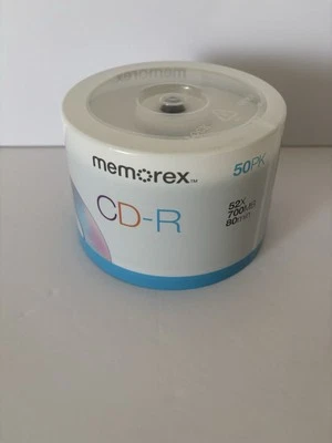 Memorex CD-R 52X 700MB 80分钟空白光盘50包全新未拆封 — 第 1/4 张图片