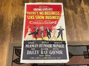 Locandina film There's No Business Like Show Business 1954 27" x 40" Monroe - Foto 1 di 5