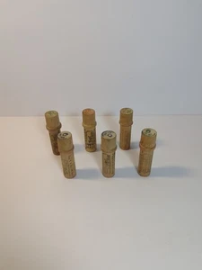 Antique Boye Treadle Sewing Machine Shuttle & Bobbin Wood Tubes - Lot of 6 EMPTY - Picture 1 of 4