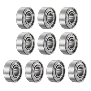 10pcs MR83ZZ Bearings 3x8x3mm Chrome Steel Mini Bearing Double Shielded, ABEC3 { - Picture 1 of 6
