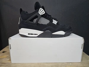 Size 12 - Air Jordan 4 Retro White Thunder Good Condition With Original Box 🔥 - Picture 1 of 15