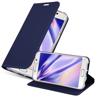 Case for Samsung Galaxy S6 EDGE Phone Cover Protection Stand Wallet Magnetic - Image 1 of 4