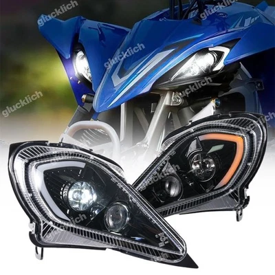 LED Scheinwerfer Hi/Low Beam DRL Für Yamaha Wolverine 350 450 Raptor 250 350 700 - Bild 1 von 4