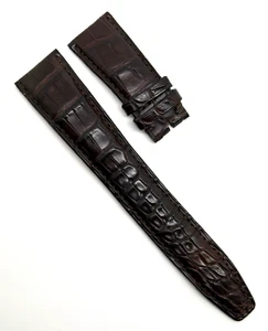 Authentic IWC 22mm x 18mm Dark Brown Alligator Watch Strap Band A24764 OEM - Picture 1 of 7