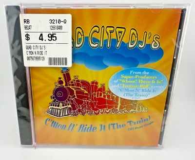 C'mon N' Ride It (The Train) by Quad City DJ's [RARE NEW CD Single + Hype! 1996] - Image 1 of 4
