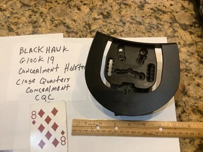 Black Composite Blackhawk 2100270 Close Quarters Concealment Holster Glock 19 - Image 1 of 4