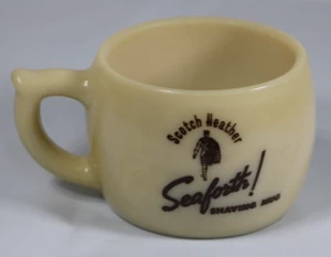 Tazza da barba vintage anni '40 SEAFORT Scotch Heather New York Alfred McKelvy Co - Foto 1 di 11