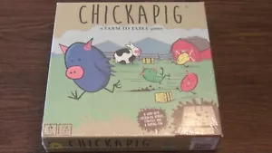 Neu im Karton 2019 Chickapig Strategisches Brettspiel Ein Spiel vom Bauernhof zum Tisch von Buffalo Games - Bild 1 von 7