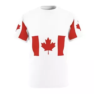 Flag of Canada Unisex Cut & Sew Tee - Picture 1 of 5