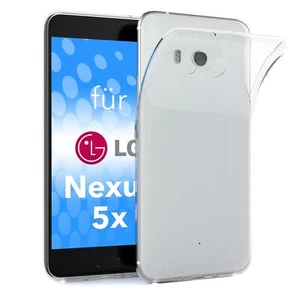 Custodia per LG Nexus 5X silicone back cover protezione cellulare astuccio sottile trasparente - Foto 1 di 1