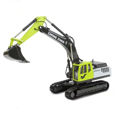 1/50 Excavator Toy Model Construction Vehicle Diecast Boys Toys Kids Gifts Green - Image 1 of 4