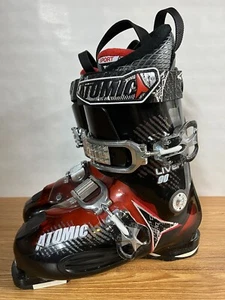 Atomic LiveFit 90 Sport T1 Red Ski Boots Size 25.5 299mm - Excellent Condition - Picture 1 of 16