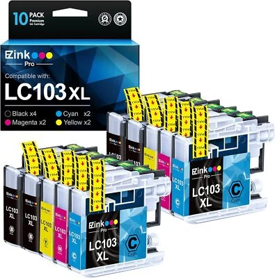 E-Z Ink Pro LC103 LC103XL Compatible Ink Cartridge Replacement for Brother LC... - Image 1 of 2