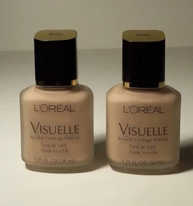 2pc L'Oreal VISUELLE Invisible Coverage MAKEUP FOUNDATION *BEIGE BLUSH* - Picture 1 of 1