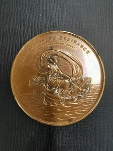 Bronze Medallion Yacht Club De France 1867 - Picture 1 of 2
