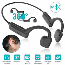 Bluetooth 5.1 Bone Conduction Headset Open Ear Wireless Outdoor Sport Headphones