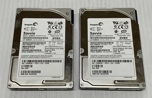 Lot of 2x ST936701SS Seagate Savvio 36GB 10k RPM 2.5'' SAS HDD Hard Drive - Picture 1 of 2