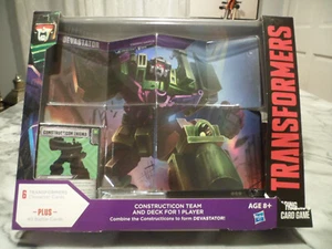 Hasbro Transformers Trading Card Game TCG Constructicon Set 2019 Devastator - Picture 1 of 7
