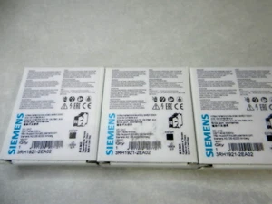 Contactor auxiliar de montaje lateral relé de control Qty3 Siemens 3RH1921-2EA02 3RH 2 NC - Imagen 1 de 4