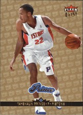 2006-07 Ultra Gold Medallion Detroit Pistons Basketball Card #44 Tayshaun Prince