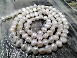Pepitas de perlas de agua dulce cultivadas Nat, 5-7x4-5x3-4 mm, aprox 77 piezas, blanco floral - Imagen 1 de 3