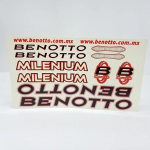 Benotto Milenium Italian Vintage Decals Frame Sticker Set Bicycle Bike Cycling  - Bild 1 von 8