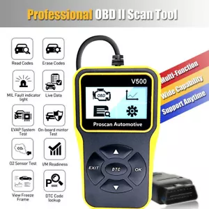 Toyota RAV4 V500 OBD2 Car Engine Fault Code Reader Diagnostic Scanner MOT Tool - Picture 1 of 4