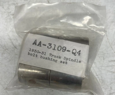 Ford Model AA AA-3109-Q4 1930-31 Truck Spindle King Pin Bushing Set 1" I.D. - Image 1 of 3