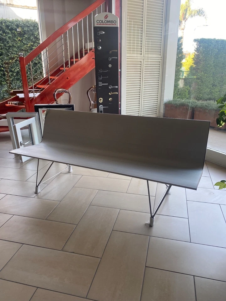 Panca in alluminio Sellex - dim. cm 187 x 62 x h 77 - Uso interno e esterno - Immagine 1 di 4