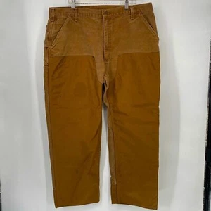 Carhartt Vintage Upland Nylon Faced Briar Proof Hunting Dungaree Pants 42 x 30 - Picture 1 of 11