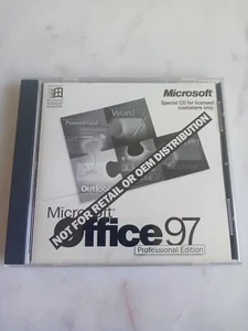 Microsoft Office 97-Professional Edition Software PC-CD - Foto 1 di 3