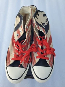 Tenis Converse Chuck Taylor All Star Alta Top Bandera Envejecida Águila Talla 8.5 - Imagen 1 de 12