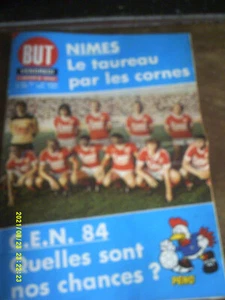 1983 FOOTBALL JOURNAL BUT RENNES NIMES - Imagen 1 de 4