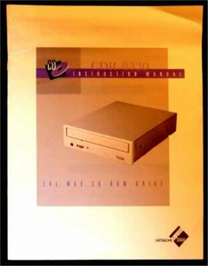 HITACHI CDR-8330 ~ BEDIENUNGSANLEITUNG ~ 34X MAX CD-ROM LAUFWERK - Bild 1 von 1