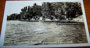 Antique 1942 RPPC Kalorama Park Tippecanoe Lake Indiana - Picture 1 of 1