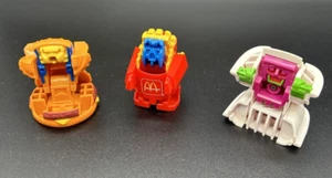 Lote de 3 robots transformadores McDonald’s 1987  - Imagen 1 de 10