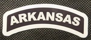 Arkansas Mini Rocker Helm Aufkleber State Helmet Sticker - Bild 1 von 1