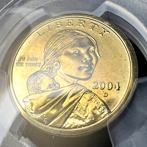 2004 D SAC$1 Sacagawea Dollar PCGS MS66 Beautiful Strike and Lovely Luster A++++ - Bild 1 von 6