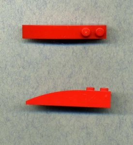 Lego-- 42022 -- Schrägstein -- gerundet -- 6 x 1 -- Rot -- 2 Stück -- - Bild 1 von 1