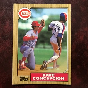 1987 Topps TIFFANY Set DAVE CONCEPCION #731 REDS ** MINT ** HIGH GRADE ** - Picture 1 of 2