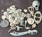 Job Lots Roman Bronze Coins And Broaches Finds,toy Saba 200AD