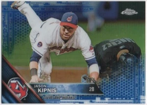 Jason Kipnis 2016 TOPPS CHROM BASEBALL blau Refraktor #119/150 Guardians - Bild 1 von 2