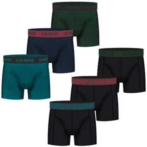 Mens Gaubert Premium Bamboo Organic Trunks Boxer Shorts/Boxers 3 Pairs M-XXL - Picture 1 of 14